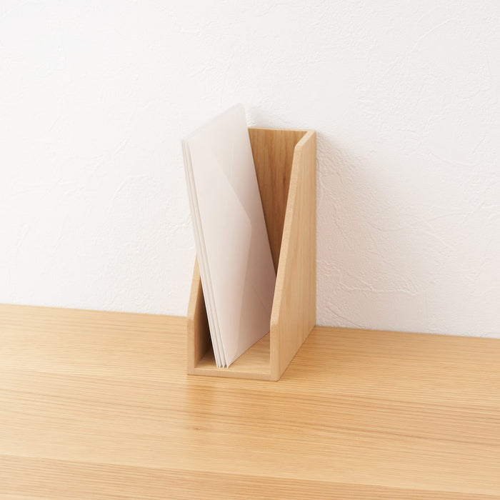 Mujirushi Ryohin Japan Wooden Letter Stand - Compact and Stylish-Kiichin - The #1 Place for Japanese Goods in Your Hand!