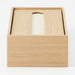 Mujirushi Ryohin Japan Wooden Tissue Box - Compact and Stylish Tissue Holder-Kiichin - The #1 Place for Japanese Goods in Your Hand!