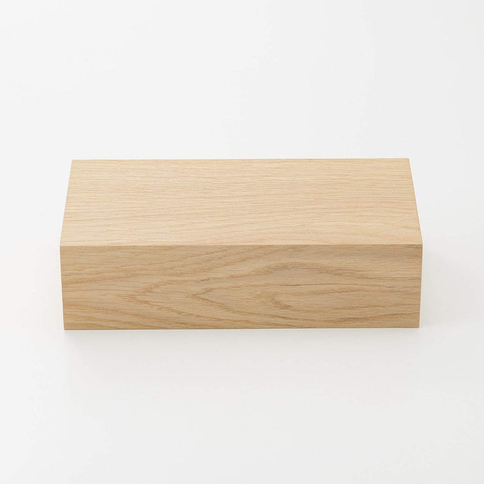 Mujirushi Ryohin Japan Wooden Tissue Box - Compact and Stylish Tissue Holder-Kiichin - The #1 Place for Japanese Goods in Your Hand!