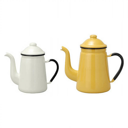 Red Enamel Coffee Pot #11 by Noda Horo - Premium Quality for Coffee Lovers-Kiichin - The #1 Place for Japanese Goods in Your Hand!