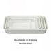 Noda Horo White Series Enamel No.8 Nestable Baking Tray for Meal Prep-Kiichin - The #1 Place for Japanese Goods in Your Hand!
