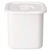 Noda Horo White Enamel Square Food Containers - Large Size with Sealed Lid-Kiichin - The #1 Place for Japanese Goods in Your Hand!