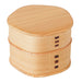 Baika Two-Tier Bento Lunch Box - Authentic Odate Magewappa Design-Kiichin - The #1 Place for Japanese Goods in Your Hand!