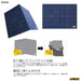 Olfa Bifold Cutter Mat A3 Navy (320x450x3mm) 223Bnv-Kiichin - The #1 Place for Japanese Goods in Your Hand!