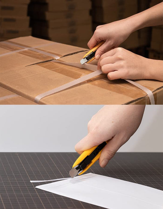 Olfa 243B Safety Cutter Compact Left & Right Use-Kiichin - The #1 Place for Japanese Goods in Your Hand!