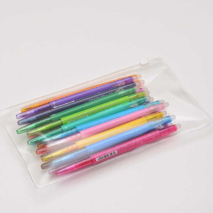 Pilot Frixion Ball Slim 0.38Mm 20 Color Set - Japan's Transparent Pen Case-Kiichin - The #1 Place for Japanese Goods in Your Hand!