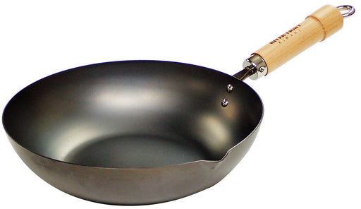 Riverlight 24Cm Iron Wok for Japan IH Cooking - Compatible and User-Friendly-Kiichin - The #1 Place for Japanese Goods in Your Hand!