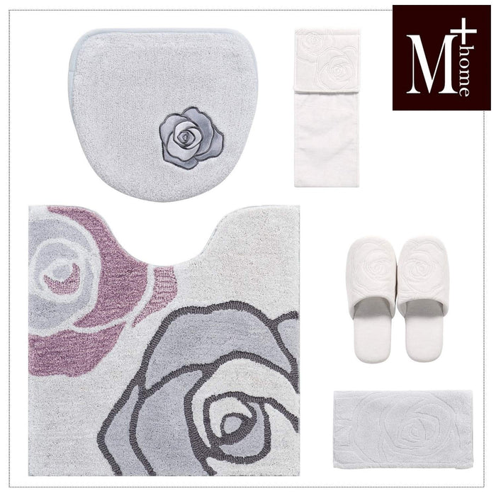Senko M+Home Marley Toilet Lid Cover - Gray 15069-Kiichin - The #1 Place for Japanese Goods in Your Hand!