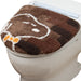 Senko Japan Snoopy Toilet Lid Cover Cleaning Brown Character 65182 - User-Friendly Toilet Lid Cover-Kiichin - The #1 Place for Japanese Goods in Your Hand!