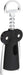 Shimomura Kogyo KIB-606 Black Kitchen Bar Wine Opener 170x55x35mm-Kiichin - The #1 Place for Japanese Goods in Your Hand!