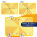 Shimomura Kougyou KR-611 Karuraku L Double-Sided Cutting Board w/Scale Japan-Kiichin - The #1 Place for Japanese Goods in Your Hand!