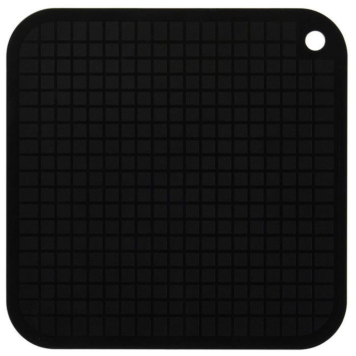 Shimomura Kogyo KIB-604 200x200x2mm Kitchen Bar Cutting Board Black Made in Japan Niigata Tsubame-Sanjo-Kiichin - The #1 Place for Japanese Goods in Your Hand!