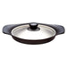 Nihon Yoshokki 22Cm Cast Iron Induction Oil Pan Griddle with Steel Lid-Kiichin - The #1 Place for Japanese Goods in Your Hand!