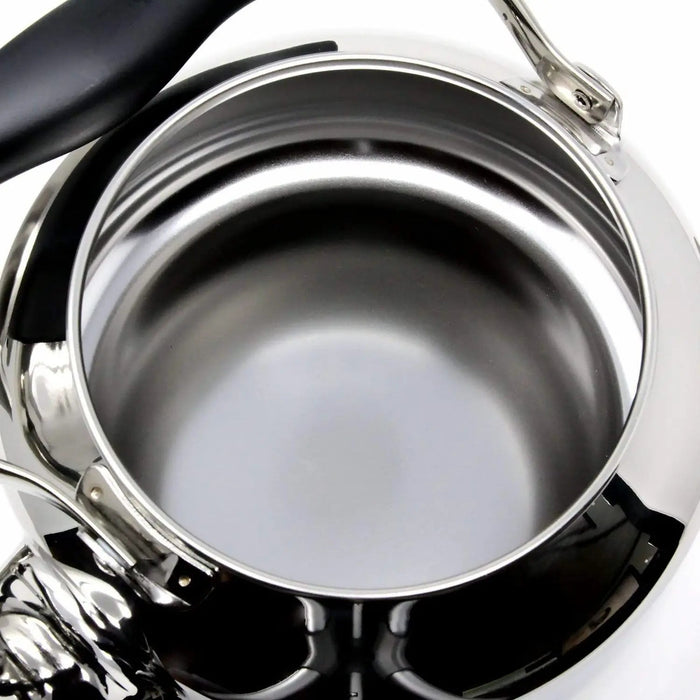Sori Yanagi Stainless Steel Induction Kettle - Sleek Mirror Finish-Kiichin - The #1 Place for Japanese Goods in Your Hand!
