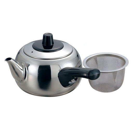Premium 500ml Stainless Steel Kyusu Teapot by Takei-Kibutsu-Kiichin - The #1 Place for Japanese Goods in Your Hand!