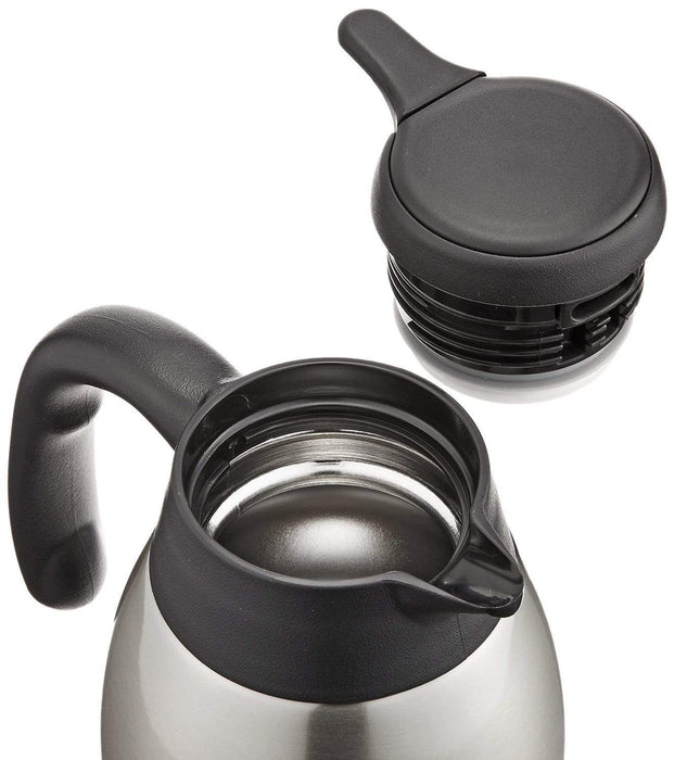 Tiger Stainless Steel Vacuum Carafe - 0.6L Capacity, Lever Action, Made in Japan-Kiichin - The #1 Place for Japanese Goods in Your Hand!