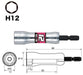 Vessel SL201290 12x90mm Hex Socket-Kiichin - The #1 Place for Japanese Goods in Your Hand!