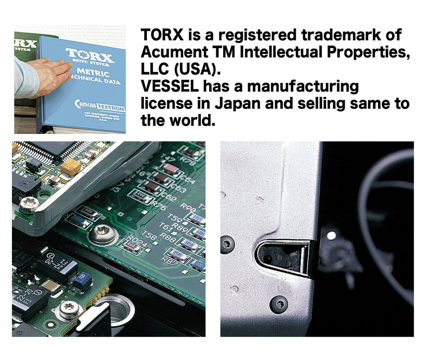 Vessel T5 X 65 Torx Bit GSVT05S 1pc-Kiichin - The #1 Place for Japanese Goods in Your Hand!
