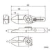 Vessel Nipper GT-NY25R Horizontal Blade Resin Reverse Blade-Kiichin - The #1 Place for Japanese Goods in Your Hand!