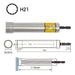 Vessel XA202115 12sq Opposite Width 21x160mm Socket-Kiichin - The #1 Place for Japanese Goods in Your Hand!