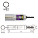 Vessel WA202211 12-Sided Universal 22mm Socket-Kiichin - The #1 Place for Japanese Goods in Your Hand!