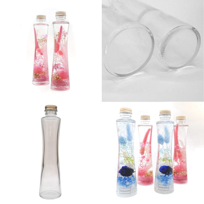 Yokohama Herbarium 2nd Store 200ml Bottle Set of 10 with Caps and Guide-Kiichin - The #1 Place for Japanese Goods in Your Hand!