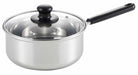 Yoshikawa 20Cm IH Compatible One-Handed Pot - Silver Stainless Cookware-Kiichin - The #1 Place for Japanese Goods in Your Hand!